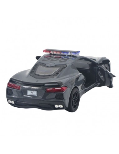 Corvette 2021 policia Escala 1:36