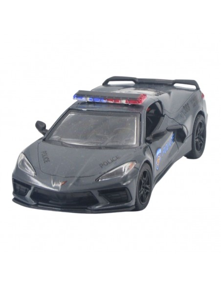 Corvette 2021 policia Escala 1:36