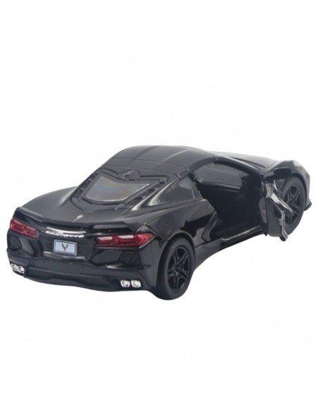 Corvette 2021 negro- Escala 1:36 Corvette 2021 negro- Escala 1:36