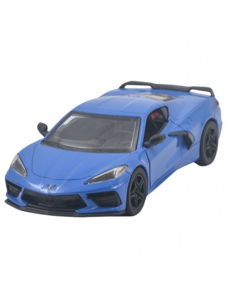 Corvette 2021 azul - Escala 1:36