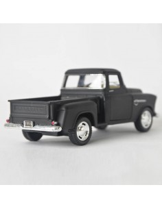 Chevy Stepside 1955 Negro mate - Escala 1:32 2
