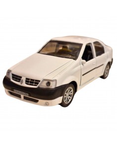Renault logan blanco - Escala 1:36 Artículos de colección