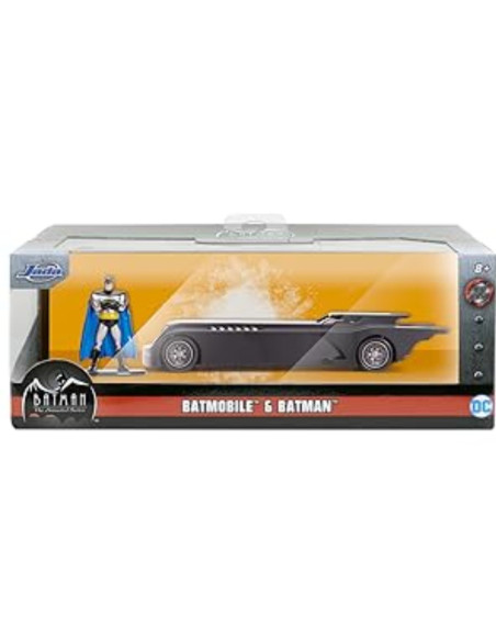 Batimovil serie animada  escala 1:32 con personaje- Carros de colección