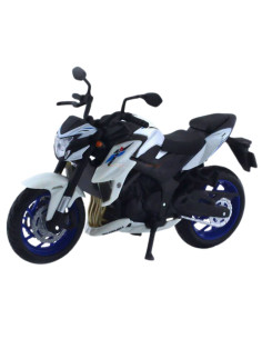 Suzuki GSX-S750 blanca  -Motos a escala 1:18