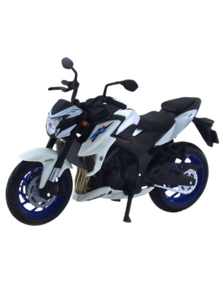 Suzuki GSX-S750 blanca  -Motos a escala 1:18