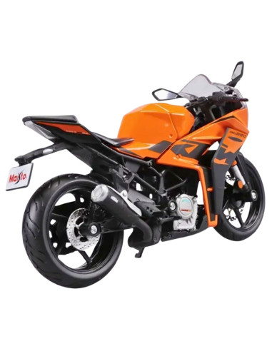 KTM RC 390 naranja -Motos a escala 1:12
