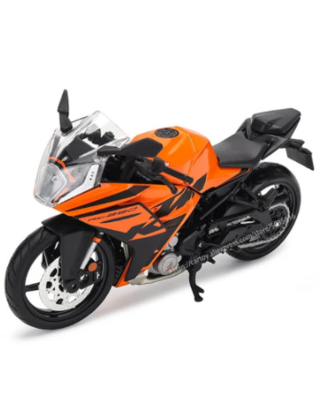 KTM RC 390 naranja -Motos a escala 1:12