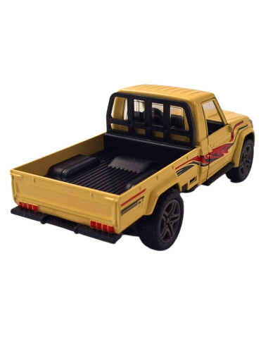 Toyota Land Cruiser Lc 71 platon beige - Escala 1:38- Sin gasolina
