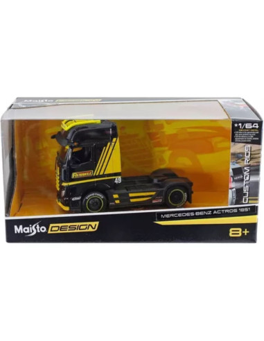 Mercedes benz actros 1851 negro Maisto design- Escala 1:64