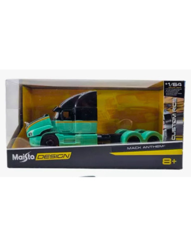 Mack Anthemelite negro Maisto design- Escala 1:64
