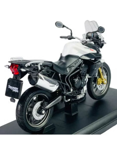 Triumph Tiger 800 blanca - Escala 1:18- Artículos de colección 2