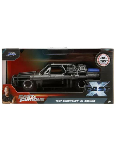 Chevrolet el camino 1967 Rapido y furioso  jada - Escala 1:32- Rapido y furioso - Carros de colección
