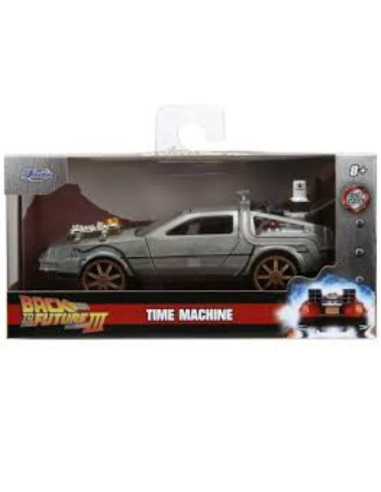 Delorean Volver al futuro edición especial ruedas de tren -Escala 1:32 - Volver al futuro