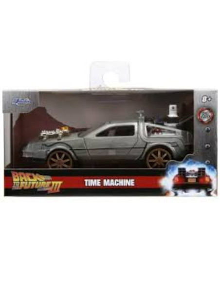 Delorean Volver al futuro edición especial ruedas de tren -Escala 1:32 - Volver al futuro