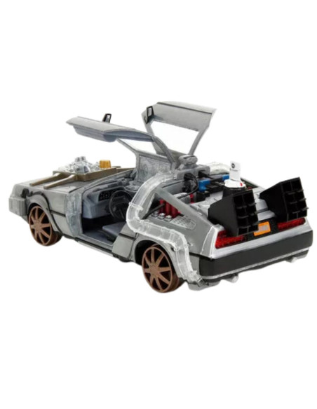 Delorean Volver al futuro edición especial ruedas de tren -Escala 1:32 - Volver al futuro