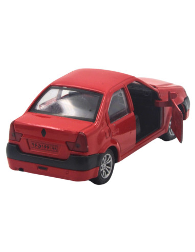 Renault logan rojo - Escala 1:36Artículos de colección