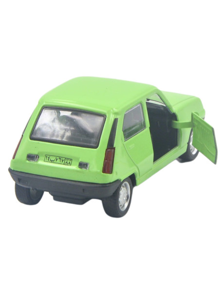 Renault 5 verde - Escala 1:32- Carros de colección