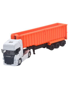 Scania tipo volco v8 R730 blanco - Escala 1:64 - Carros de colección