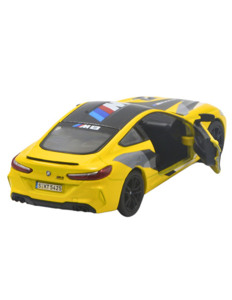 BMW M8 amarillo - Escala 1:38  - Carros de colección