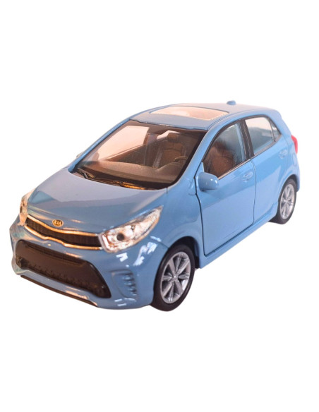 Kia all new picanto azul a escala -  Escala 1:36