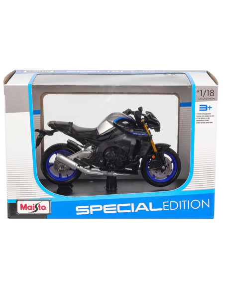 Yamaha MT10 2023 gris con negro - Motos a escala 1:18