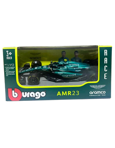 F1 Aston Martin AMR23 14 Fernando Alonso  F1 team - Escala 1:43