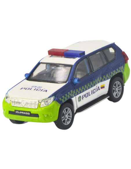 Toyota land cruiser prado policia Escala: 1:36 - Carros de colección