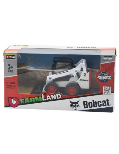 Bobcat Montacarga ligero Escala 1:50 Burago - Maquina a escala - Maquinas de construcción