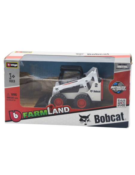 Bobcat Montacarga ligero Escala 1:50 Burago - Maquina a escala - Maquinas de construcción
