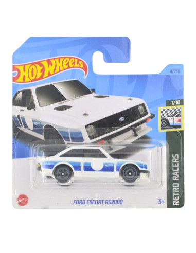 Ford escort RS2000 blanco hot wheels 1:64- Carros de colección