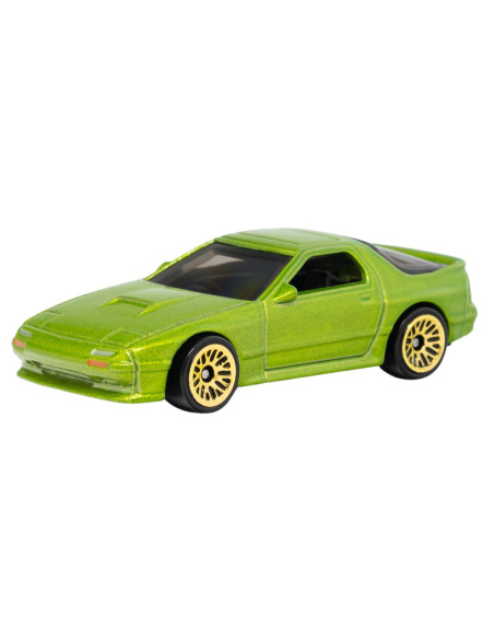 Mazda savanna RX-7 verde hot wheels 1:64- Carros de colección