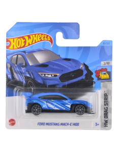 Ford Mustang Mach-E 1400 azul hot wheels 1:64- Carros de colección