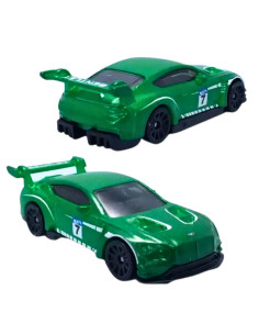 Bentley continental GT3 2018 verde - hot wheels 1:64- Carros de colección