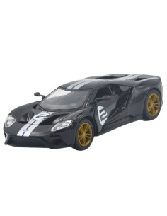 Ford  GT 2017 negro con rayas Escala 1:34 - Carros de colección
