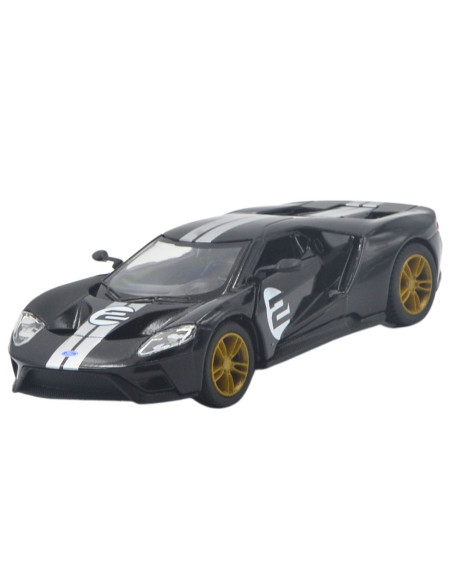 Ford  GT 2017 negro con rayas Escala 1:34 - Carros de colección