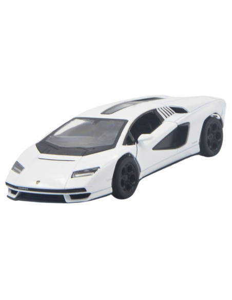 Lamborghini Countach LPI blanco - Escala 1:38- Artículos de colección