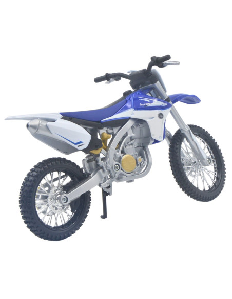 Yamaha YZ450F azul con blanco - Motos a escala 1:12 Yamaha YZ450F azul con blanco - Motos a escala 1:12