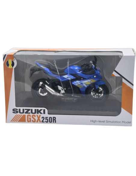Suzuki GSX 250R azul - Motos a escala 1:12 - Sin gasolina Suzuki GSX 250R azul - Motos a escala 1:12 - Sin gasolina
