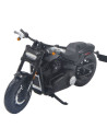Harley Davidson Fat Bob 2022 negro - Escala 1:18 Artículos de colección