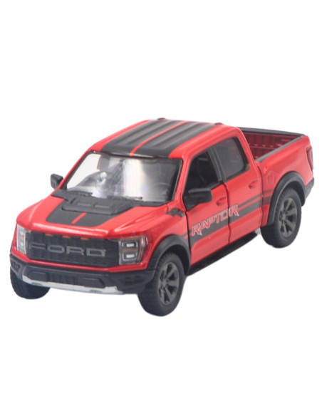 Ford F-150 Raptor 2022 roja - Escala 1:46 - Artículos de colección