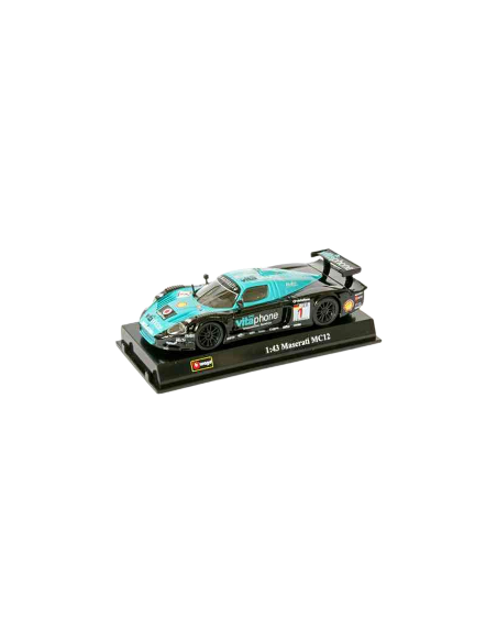 Maserati MC12 negro/azul Burago - Escala 1:43- Artículos de colección