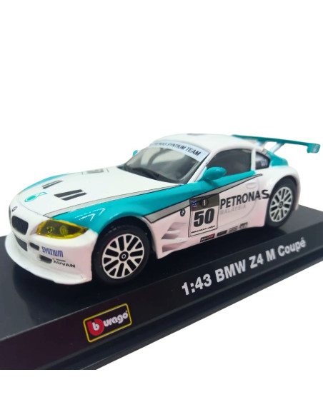 BMW Z4 M coupe blanco Burago - Escala 1:43- Artículos de colección