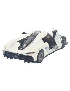 Koenigsegg Jesko Absolut blanco - Escala 1:36 2