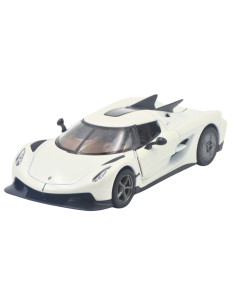 Koenigsegg Jesko Absolut blanco - Escala 1:36