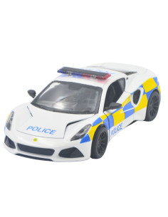 Lotus Emira policia blanco - Escala 1:34