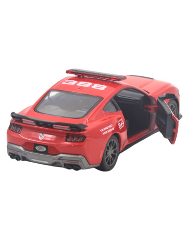 Ford Mustang Dark Horse 2024 firefighter- Escala 1:38- Artículos de colección