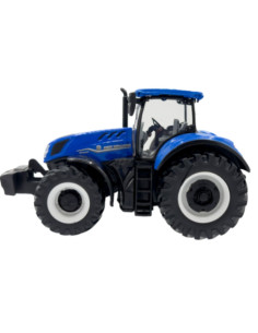 Tractor azul a escala burago - 1: 43 2