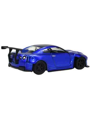 Brian´s Nissan GT-R R35 azul Rapido y furioso  jada - Escala 1:32- Rapido y furioso - Carros de colección