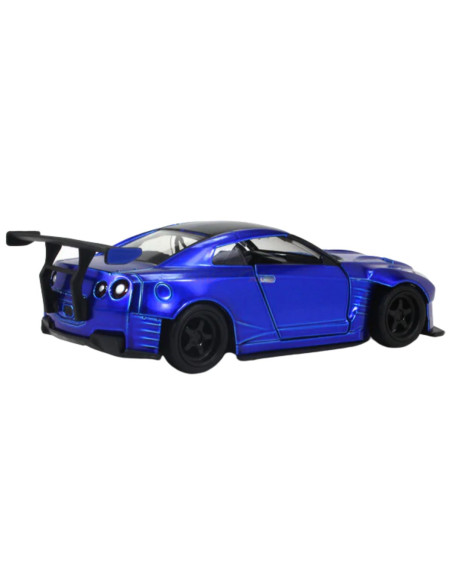 Brian´s Nissan GT-R R35 azul Rapido y furioso  jada - Escala 1:32- Rapido y furioso - Carros de colección