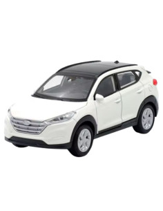 Hyundai Tucson blanco - Escala 1:36 - 11 cm- Artículos de colección
